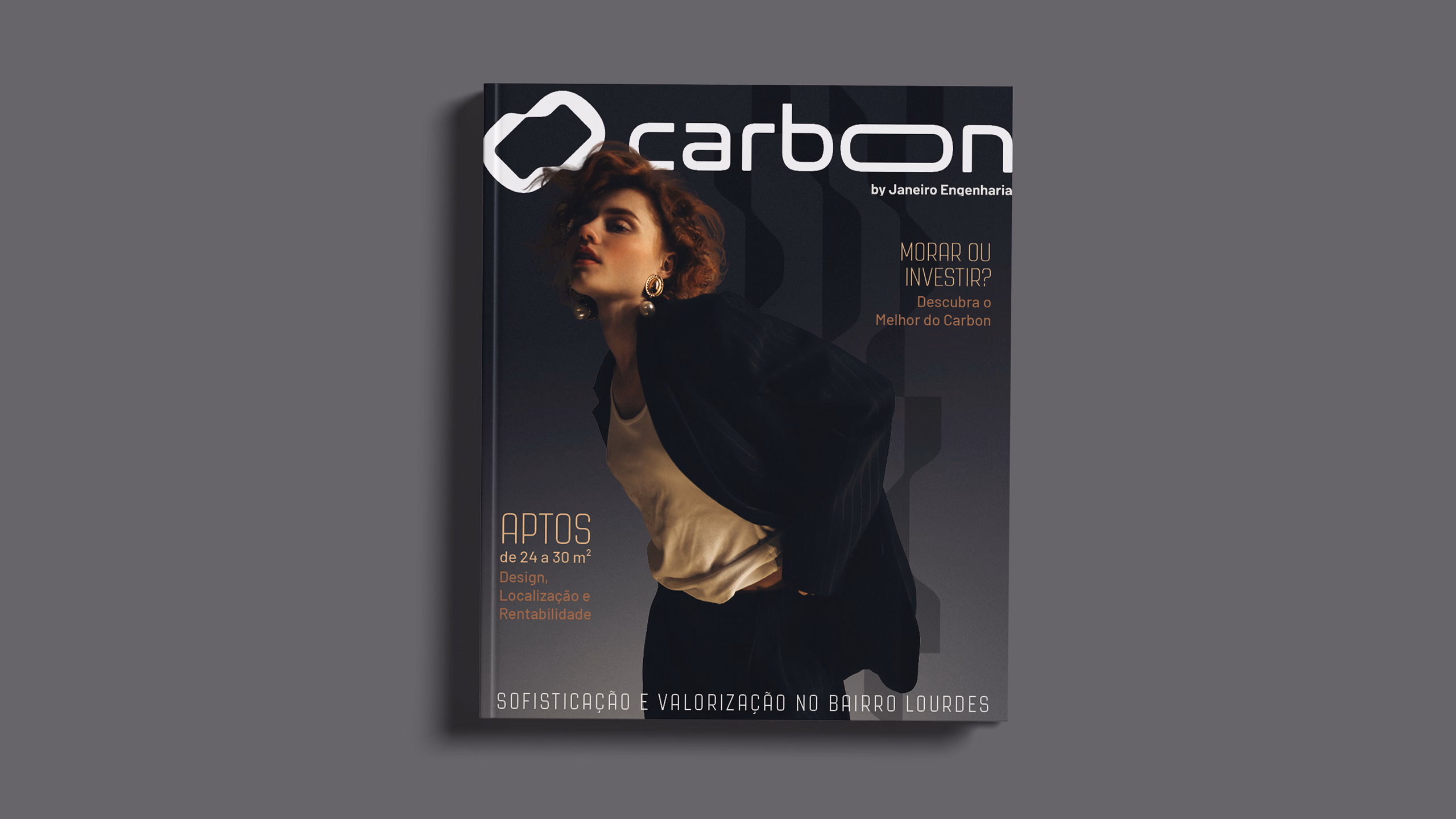 Projeto Carbon — Conceito de campanha · Key Visual · Editorial