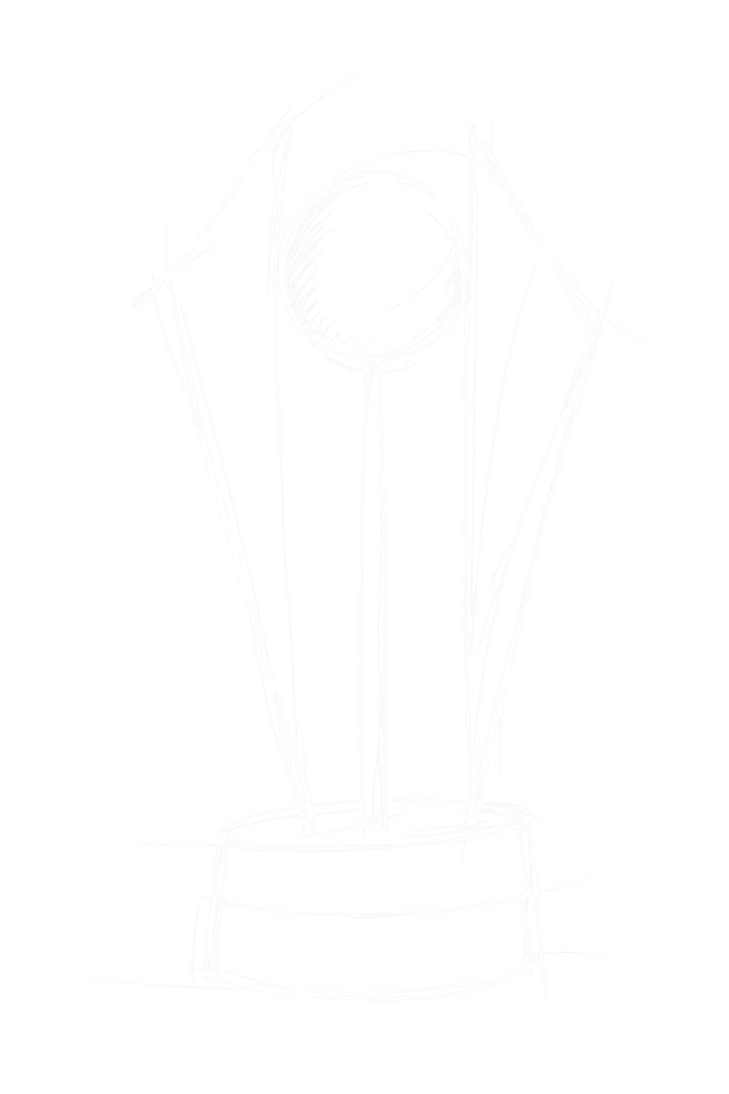 Ilustração do troféu Master Imobiliário