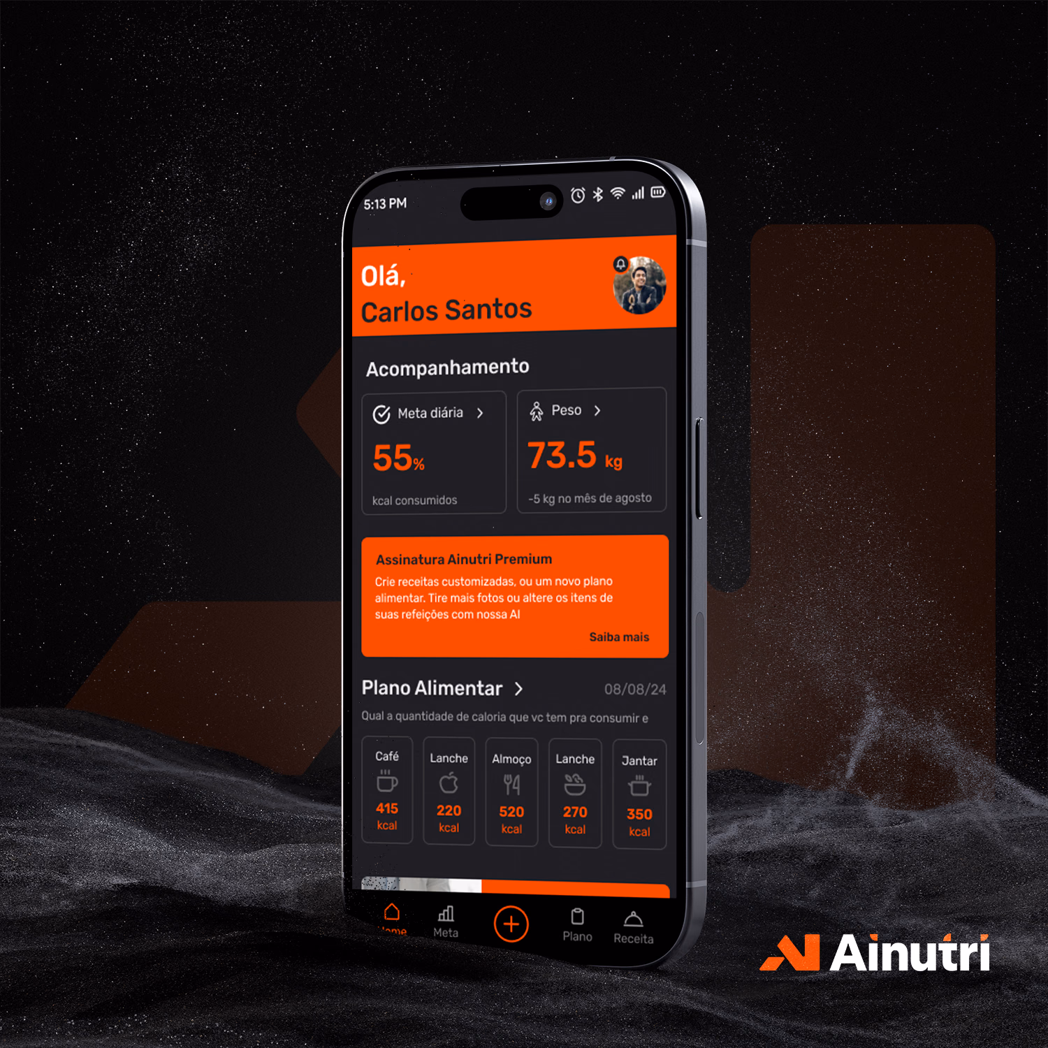 Projeto Ainutri — Rebranding · Motion Design · UI/UX